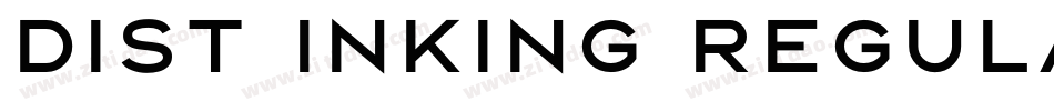 DIST Inking Regular字体转换
